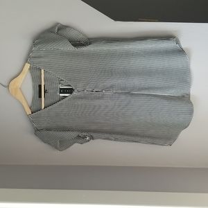 Premise Striped Tulip Sleeve Blouse - NWT